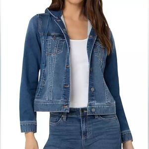 Liverpool Los Angeles Hooded Denim Jacket